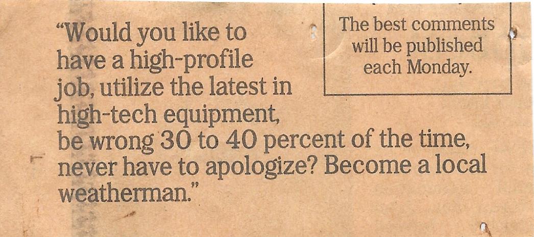 Your Job To Be Wrong