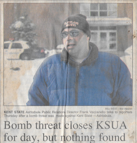 There was a bomb threat on campus